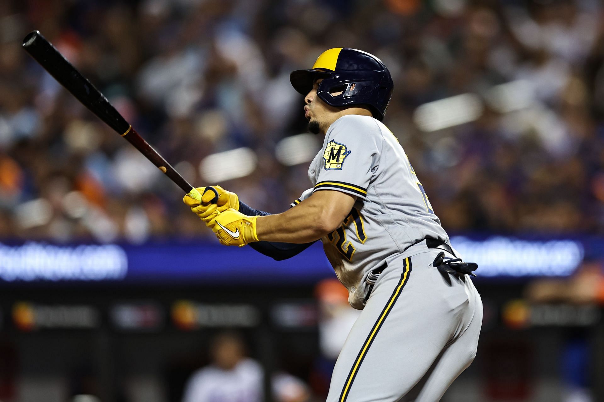 Willy Adames smokes a two-run single in the game.